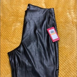 Black Leather Pants by Vince Camuto